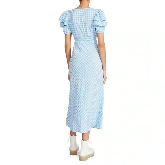 Betsey Johnson Gingham Print Midi  Dress - Picture 3 of 9